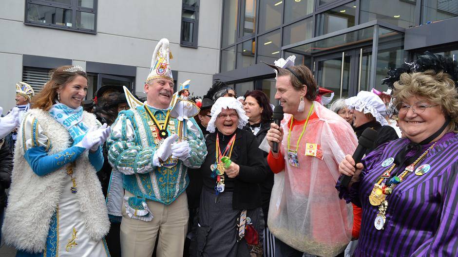 Auch Klaus II. und Jenny I. haben ihren Spaß beim...
