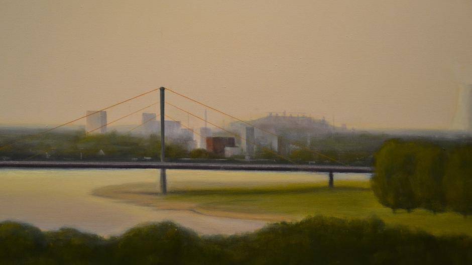  Detail einer Ansicht von Duisburg am Rhein von Johann Hinger. 