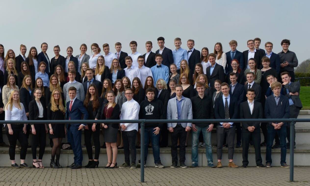 Hier auch die Abiturientinnen und Abiturienten des Gymnasiums in den Filder Benden 2017...