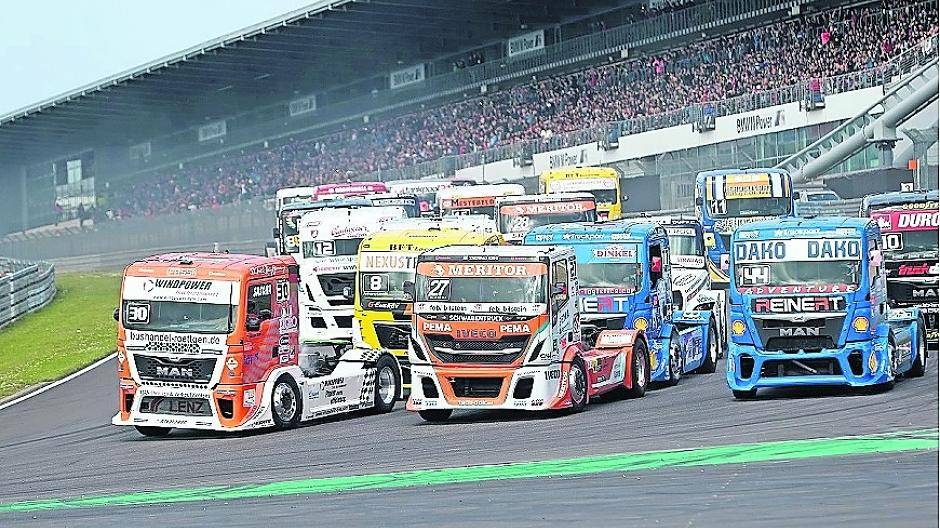  Tonnenschwere Renntrucks mit bis zu 1000 PS Leistung bollern bald wieder über die Grand-Prix-Strecke am Nürburgring. 