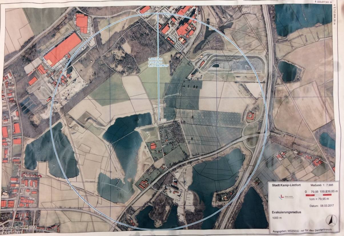 Bombenfund in Kamp-Lintfort