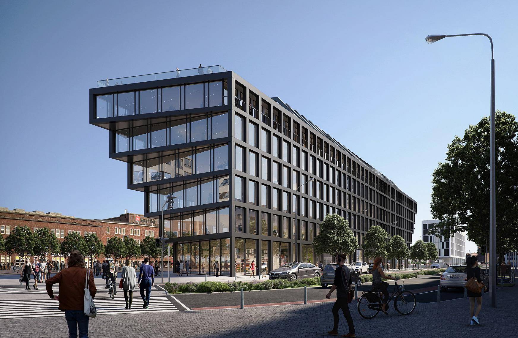 Der Blick auf den Bahnhof wird für die Passanten auf der Königstraße nicht verstellt....