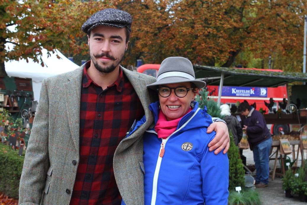 Mitveranstalterin Lydia Müller mit Sohn Marian...