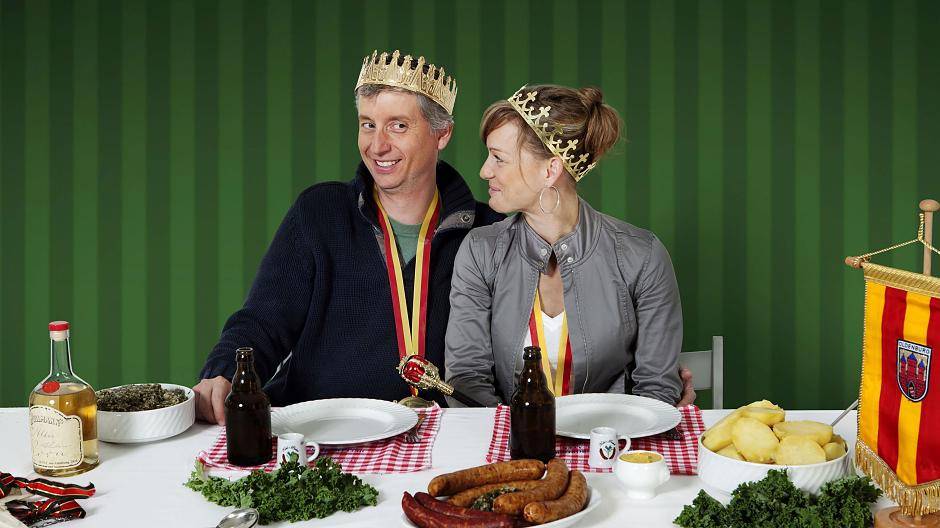 In Oldenburg kann man sich genussreich zum Grünkohl-König krönen...