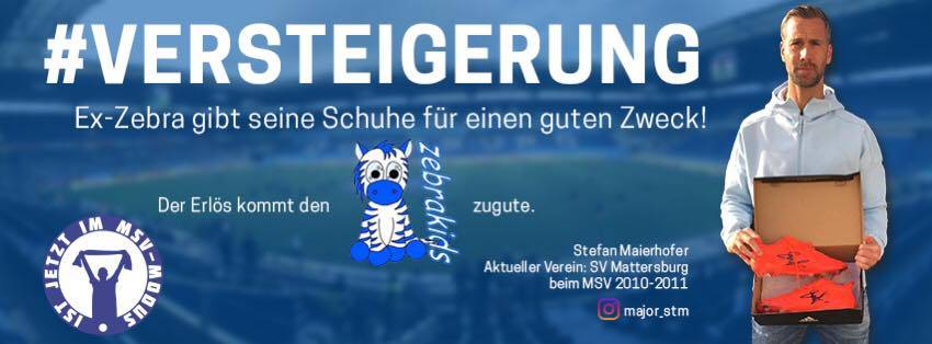 Jetzt signierte Fußballschuhe von Stefan Maierhofer ersteigern