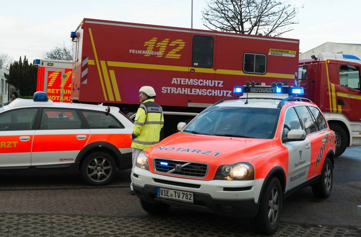 Gasleitung vor Kita zerstört