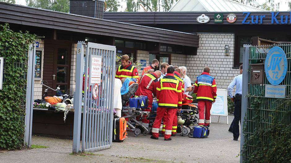 Die Einsatzkräfte räumten das Gelände der SVK
