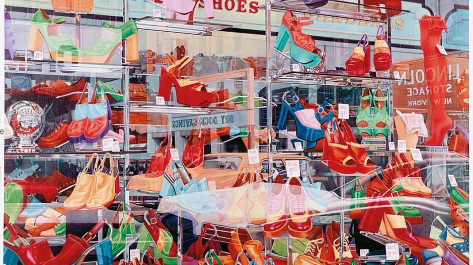  Don Eddy: Strumpfhosen, Handtaschen und Schuhe, 1974, Ludwig Forum für internationale Kunst 