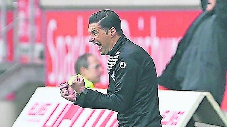 Erst Jubel, dann Ernüchterung: Ilia Gruevs MSV spielte 1:1 in Halle.