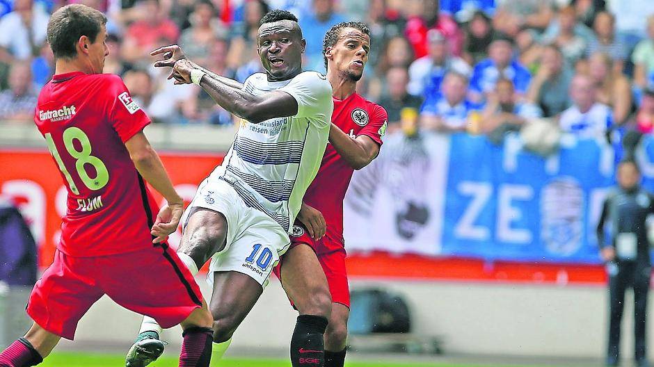  Kingsley Onuegbu traf zum 1:2-Anschlusstreffer, konnte die Niederlage seines MSV aber auch nicht verhindern. 