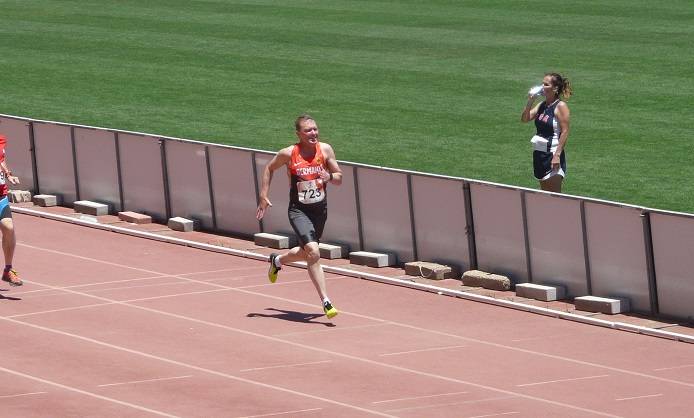 WM-Lauf mit fremder Lunge