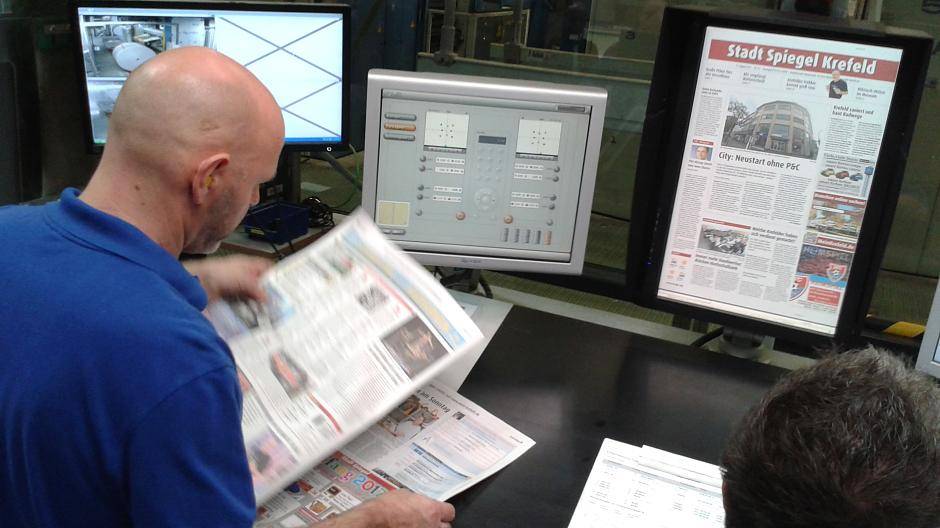 Druck ok? Die Printprodukte werden von Fachleuten...