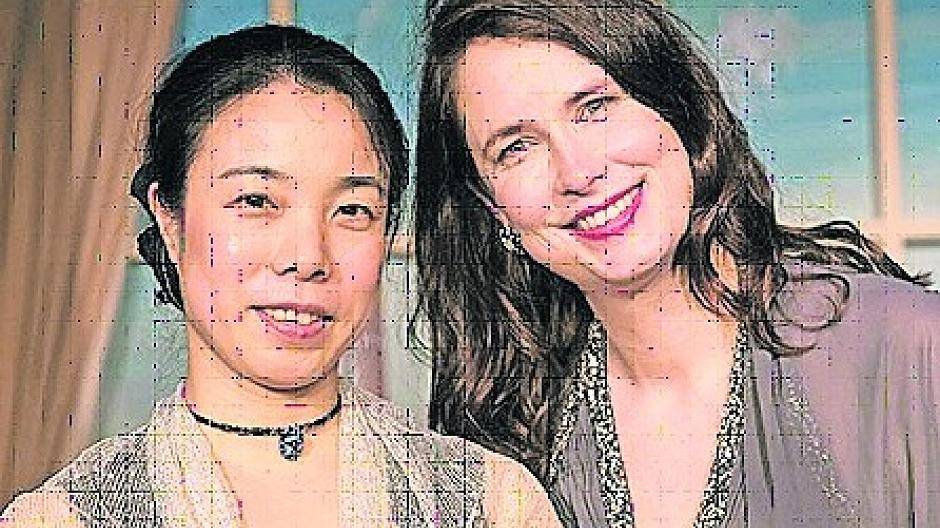 Sayaka Namizuka und Stefanie Golisch.