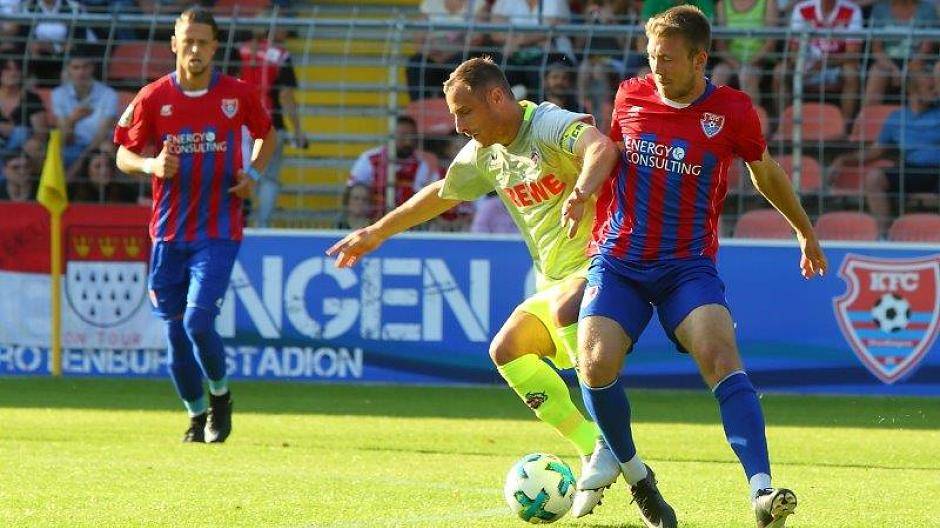 Die Bilder vom Spiel gegen Bundesligist Köln