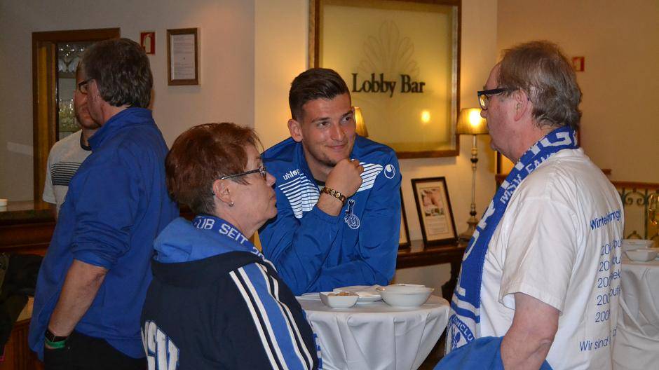 Auch Thomas Blomeyer stand für Fragen...