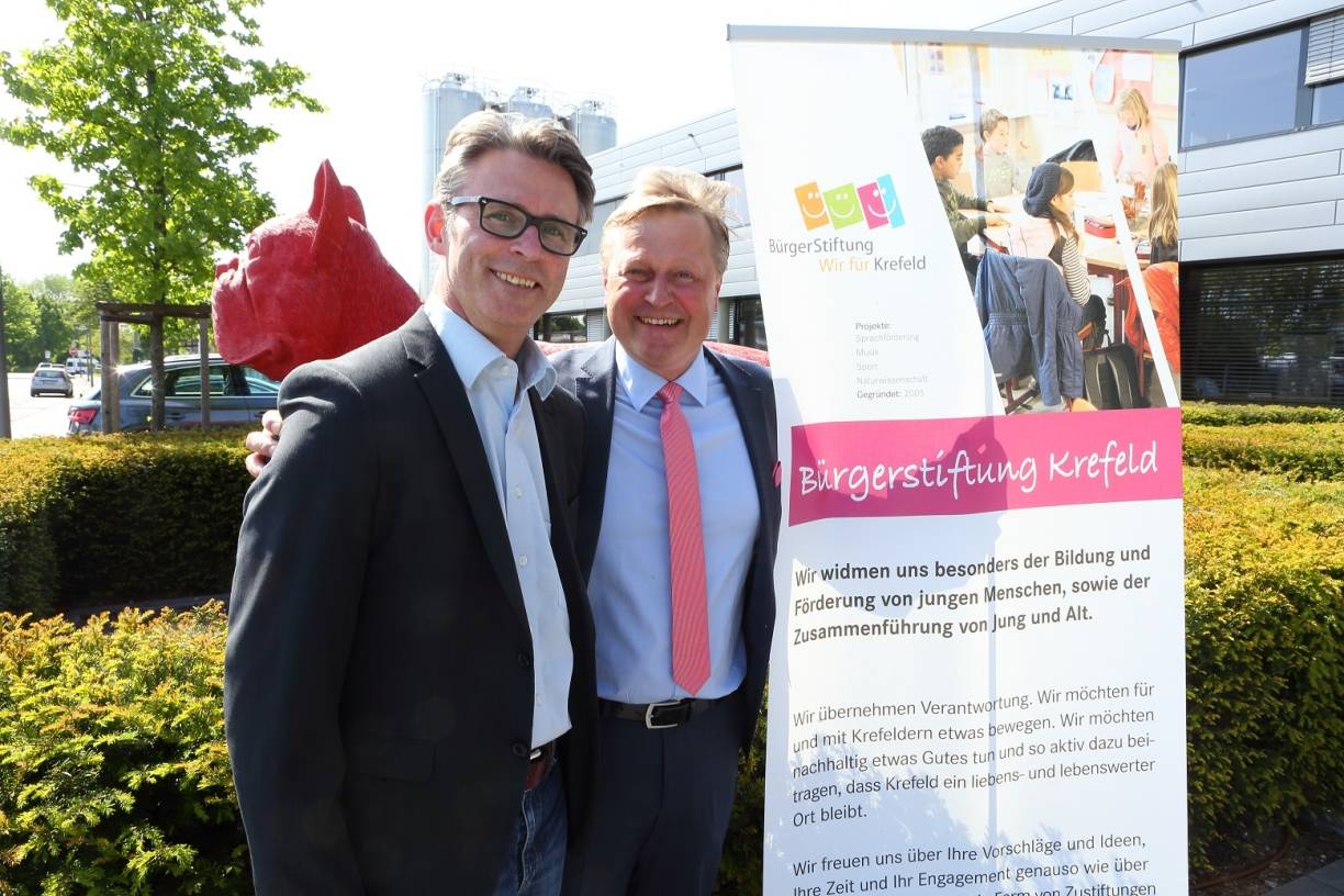 Jochen Rausch wird Vorsitzender: Führungswechsel bei der Bürgerstiftung Krefeld