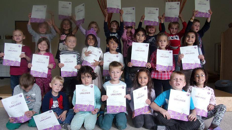 Heute: Kinderbewegungsabzeichen beim Homberger TV