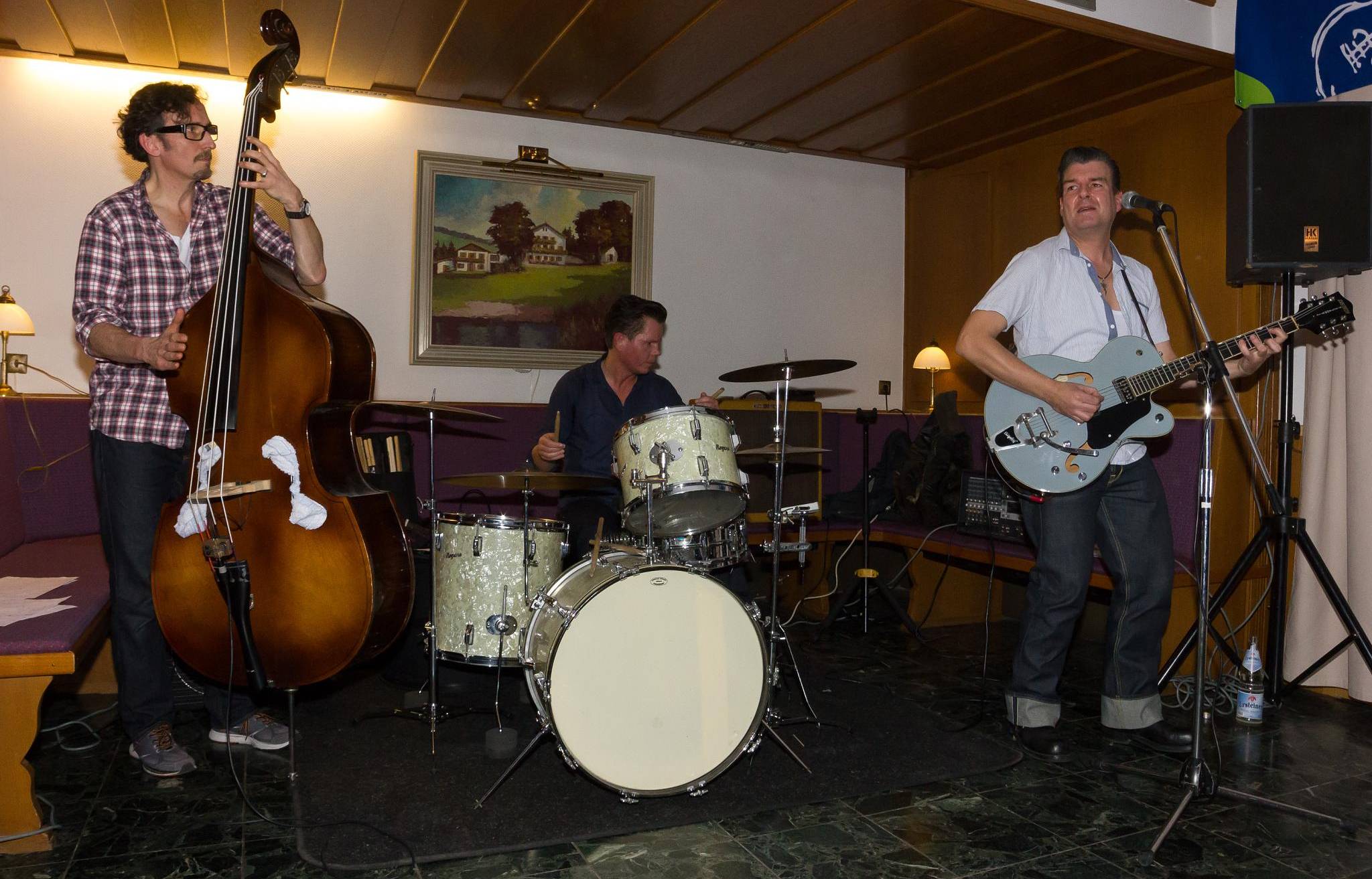 Rock´n Roll &amp; Rockabilly gab's bei Colly &amp; the Steamrollers im Hotel...