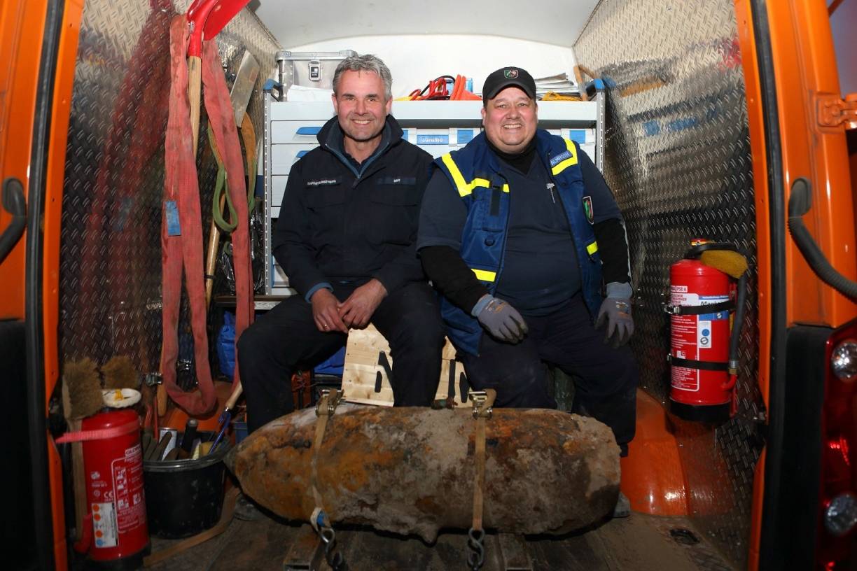 Fliegerbombe am Grünen Dyk entschärft