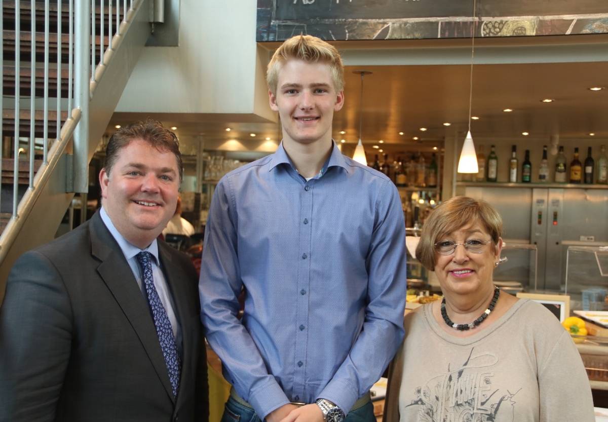 Junger Fischelner geht als Juniorbotschafter in die USA