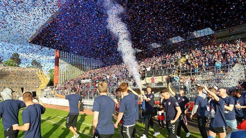 Aufstiegsfeier beim KFC