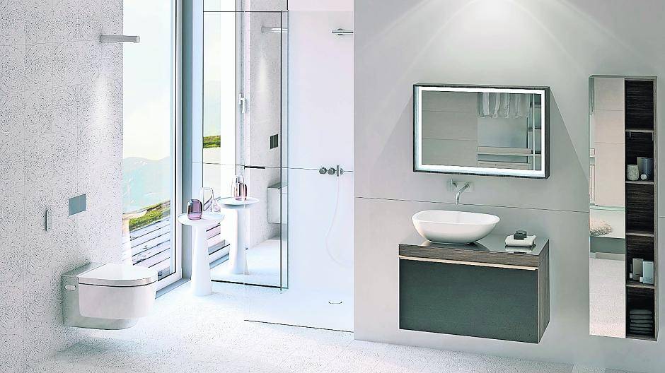  Dusch-WCs bringen eine neue Dimension der Frische ins Bad. Sie sind heute in schicken Designversionen erhältlich, die auch in elegante Badambiente passen. 