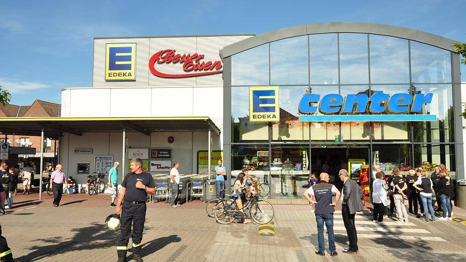 Einsatz bei Edeka: Mann versprühte Reizgas