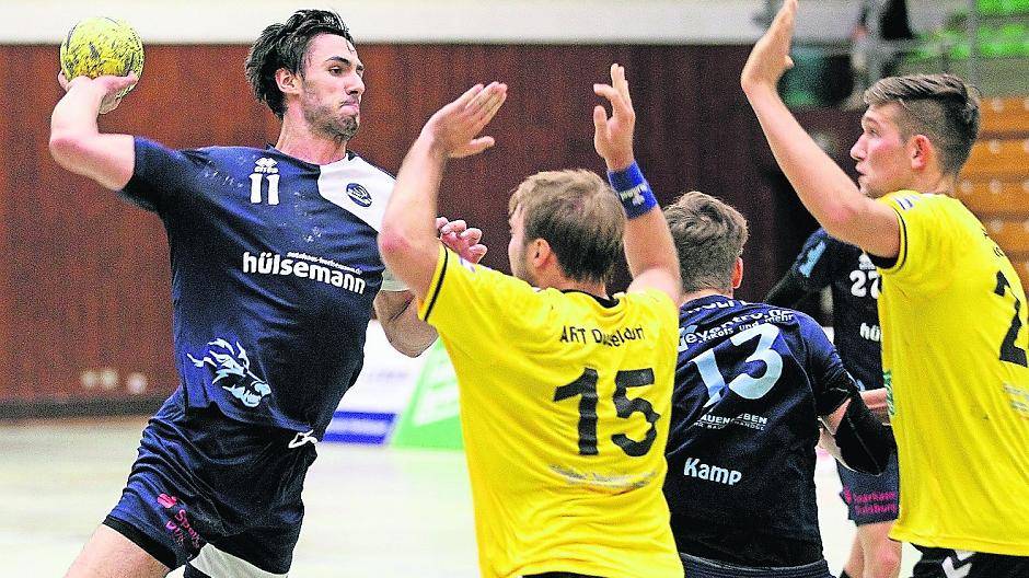 Auch auf die Tore von Niklas Weghaus wird es heute Nachmittag ankommen, wenn die OSC Wölfe Rheinhausen den Bergischen HC II in der Sporthalle an der Krefelder Straße empfangen.