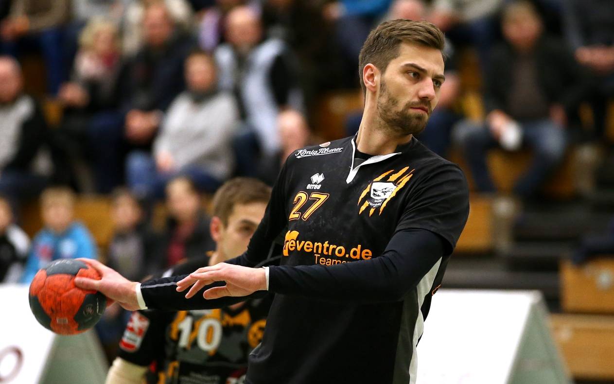  Joel Huesmann traf im Heimspiel gegen Düsseldorf acht Mal für den HC Wölfe Nordrhein 
