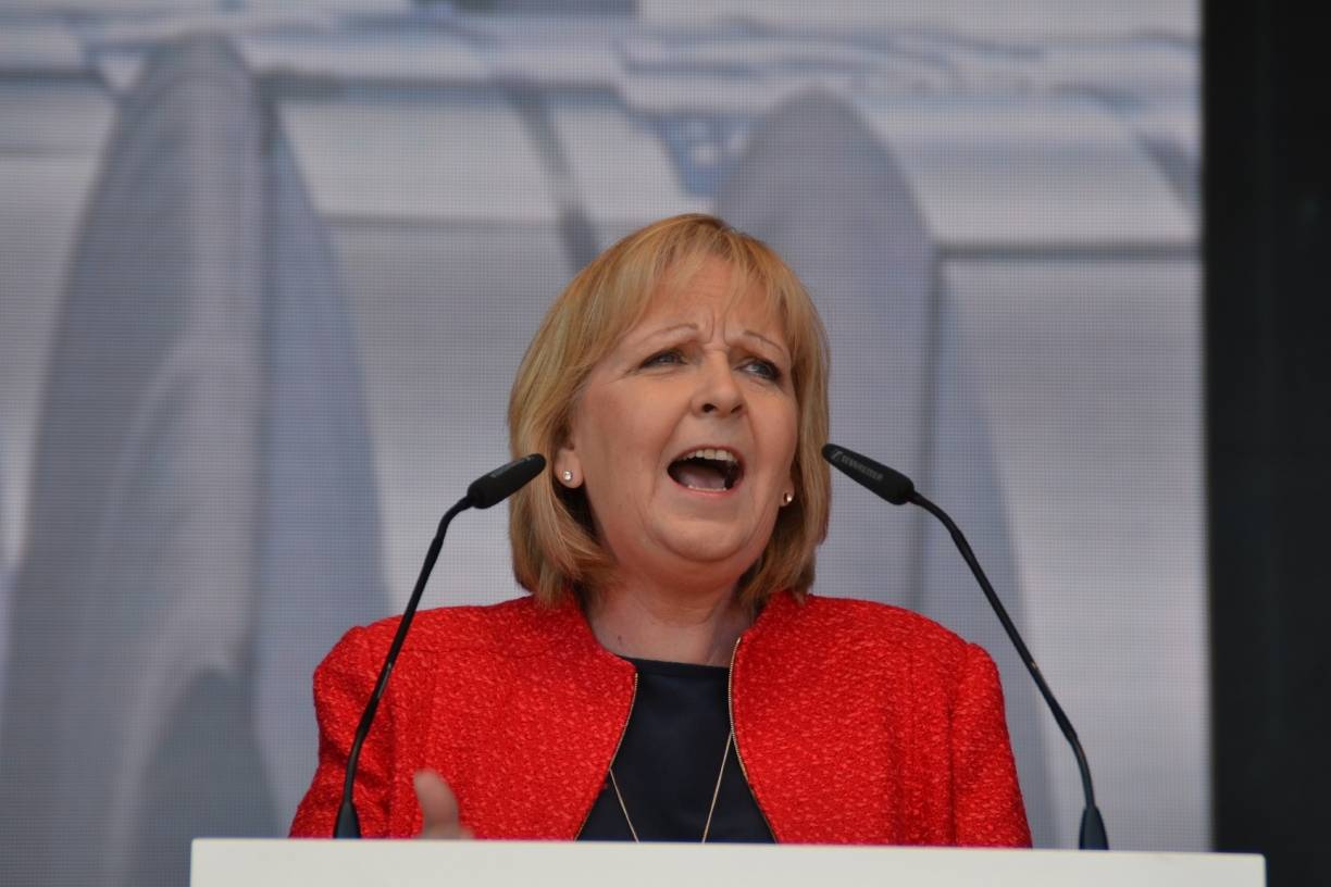 Damit in Duisburg und NRW das Herz aus Stahl weiter schlägt - Ministerpräsidentin Hannelore Kraft.