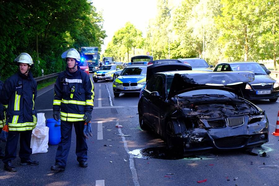 Mehrere Verletzte bei Unfall auf Europaring