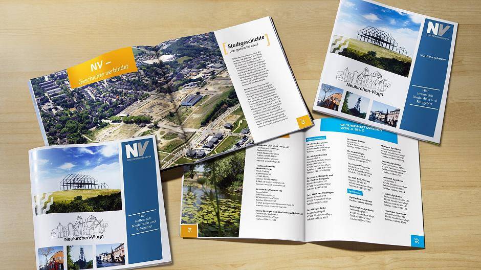  Die neue Imagebroschüre rund um Neukirchen-Vluyn  