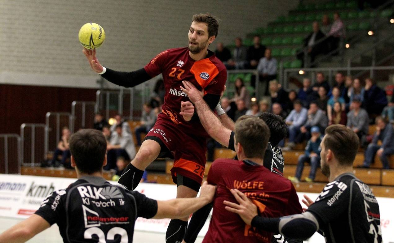 Joel Huesmann war gegen Gladbach nicht zu stoppen. Und auch am Sonntag in Lobberich muss der Halblinke wieder viel Verantwortung übernehmen.