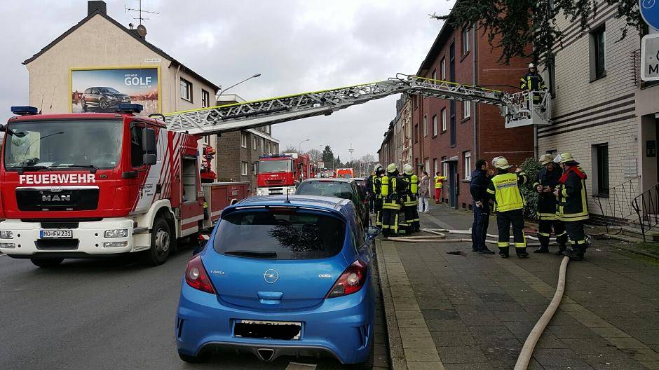 Einsatz auf der Baerler Straße