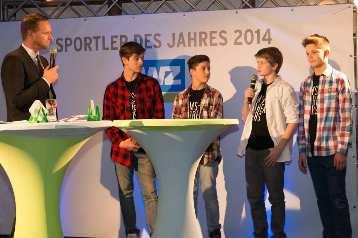 Einen beeindruckenden Auftritt legten die MS Breakers hin, die jungen Breakdancer von...