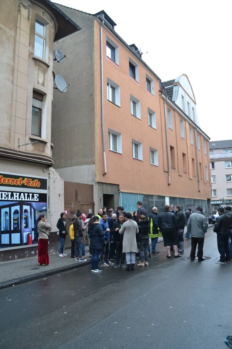 Verletzte bei Hausbrand