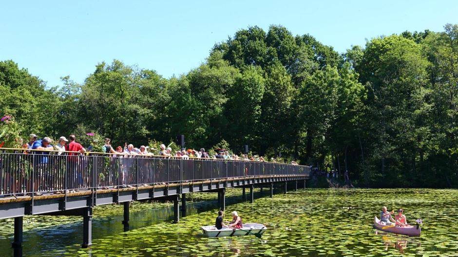 Erstes Niepkuhlenfest - Brücke feierlich eröffnet