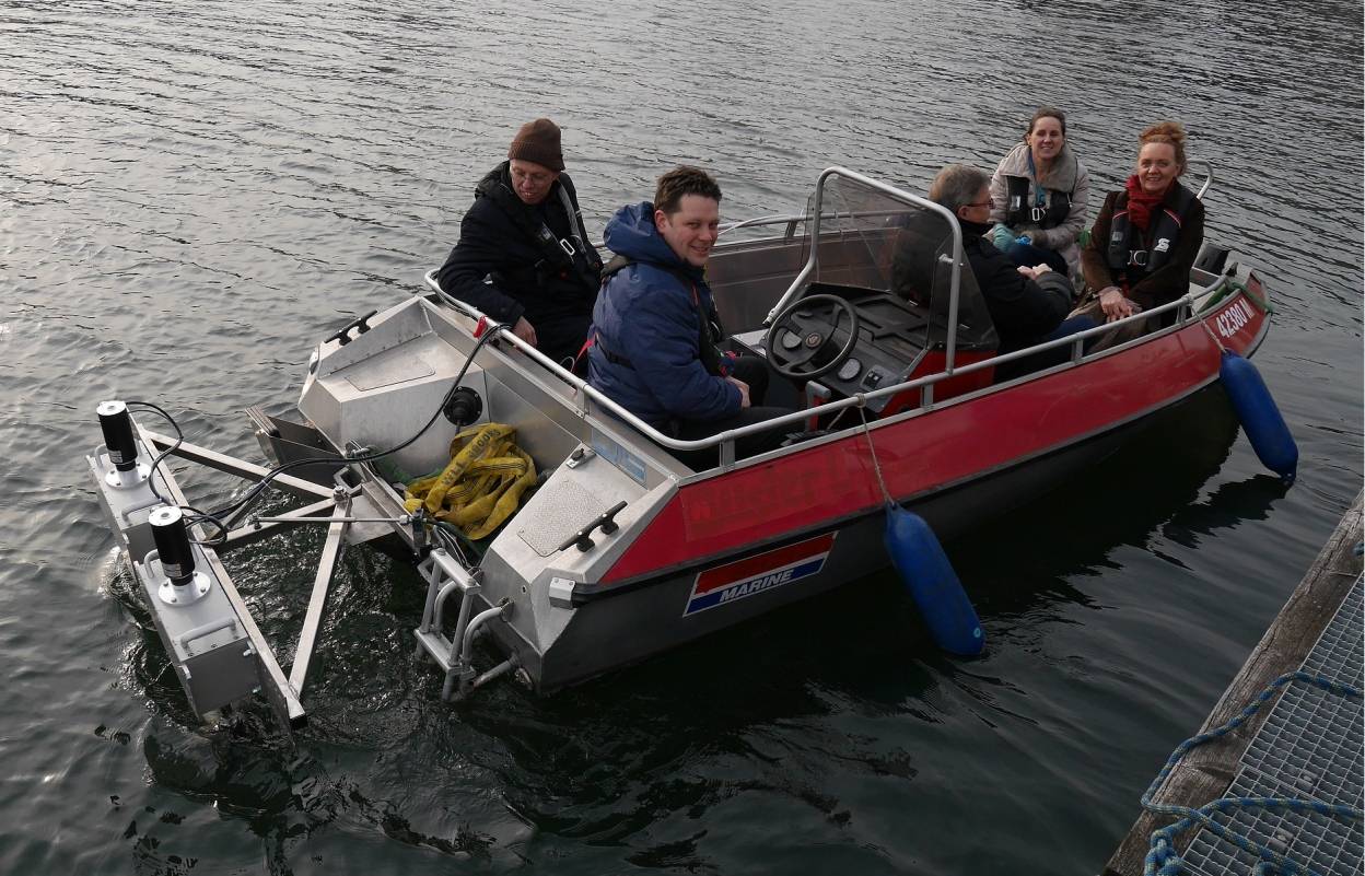 Jungfernfahrt mit Oloid-Antrieb