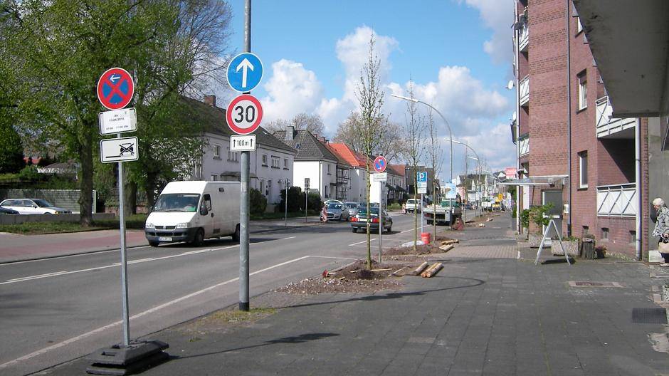 Die Stadt Kamp-Lintfort ersetzt Straßenbäume.