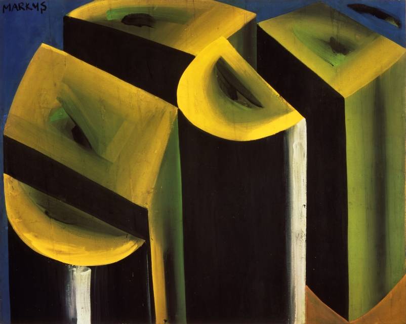  Markus Lüpertz, "Baumstamm, dithyrambisch", 1965. 