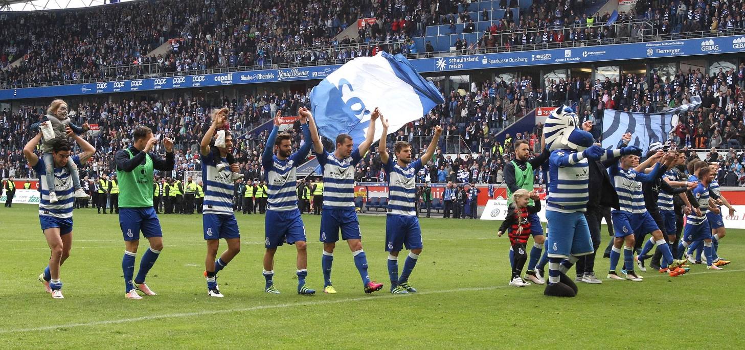  Gemeinsam Richtung Klassenerhalt: Der MSV funktioniert als Kollektiv.  