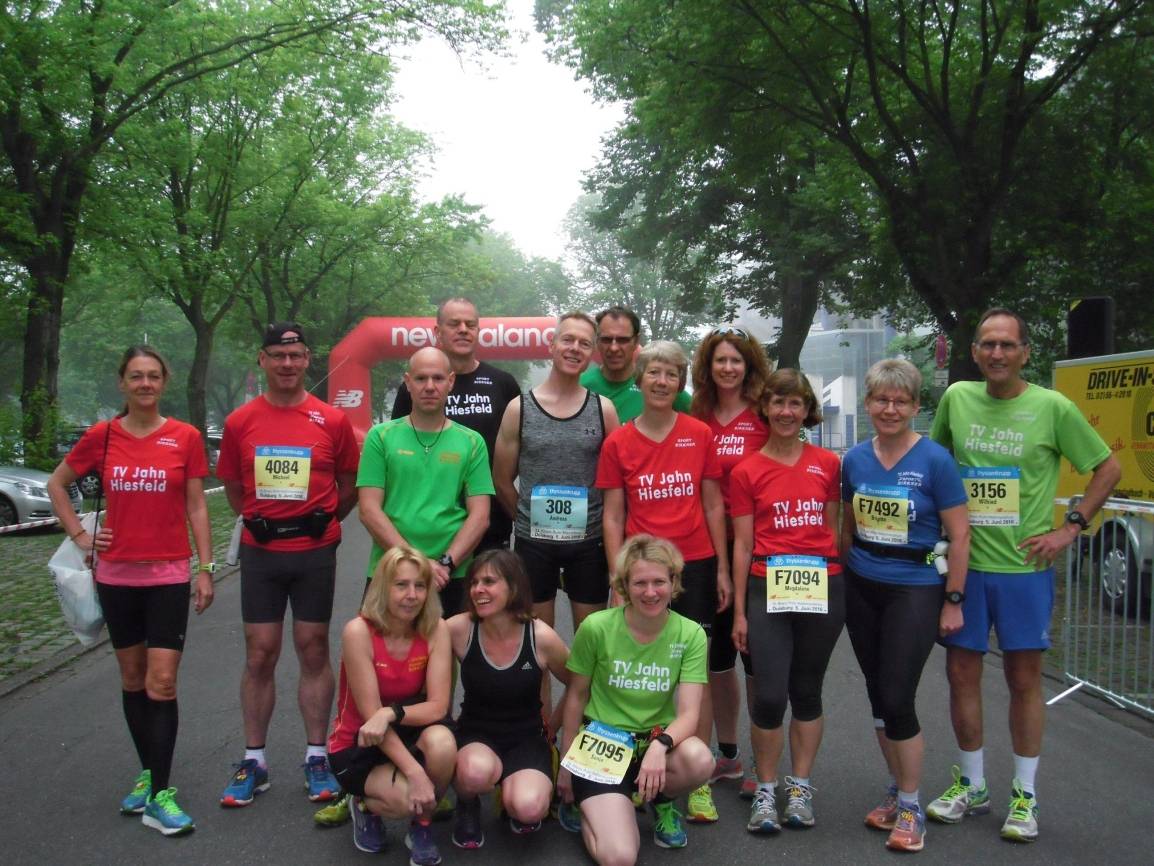 33. Rhein-Ruhr-Marathon mit 14 Teilnehmern von TV Jahn Hiesfeld