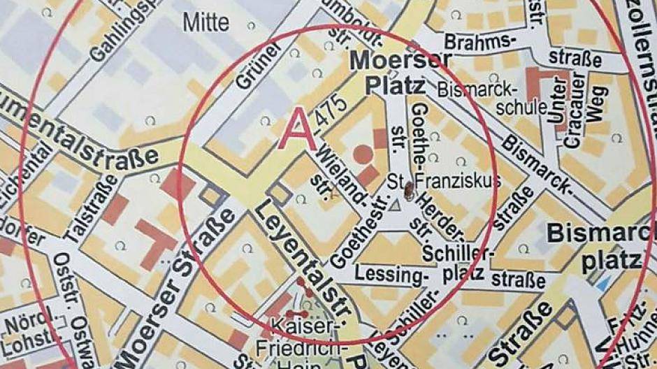 Die Innere Zone wird geräumt. In der äußeren darf man sich nicht auf der Straße...