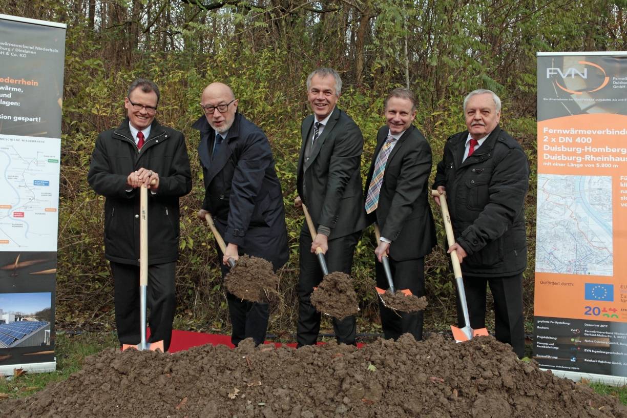 Neue Fernwärme-Leitung