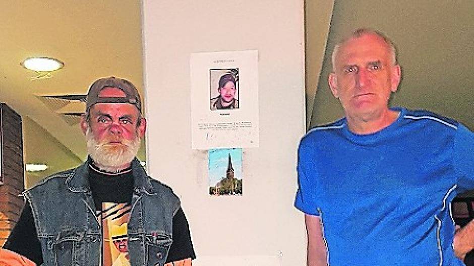 „Haralds“ Freunde „Rocky“ und Hans-Peter trauern um ihren Freund.