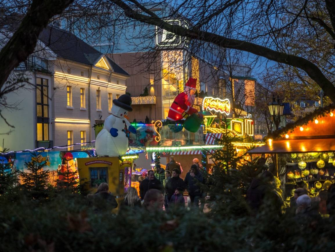 Entspannt einkaufen im Lichterglanz