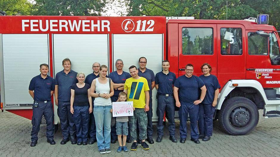 Verunglückte Familie dankte Feuerwehr