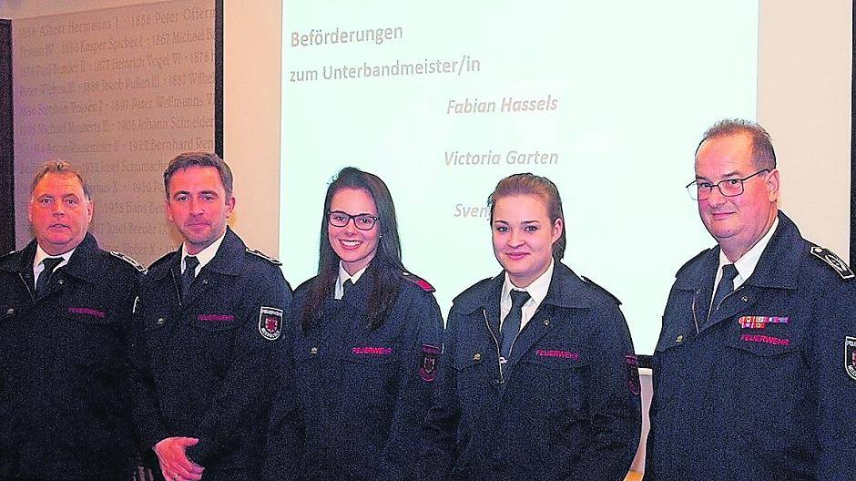 Beförderungen in Büderich