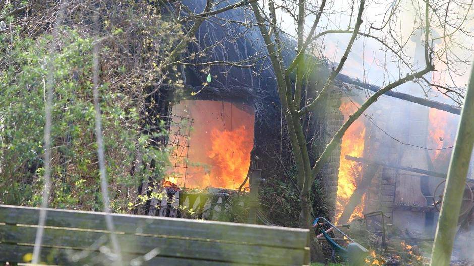 Alle Bilder: Scheunenbrand in Hüls