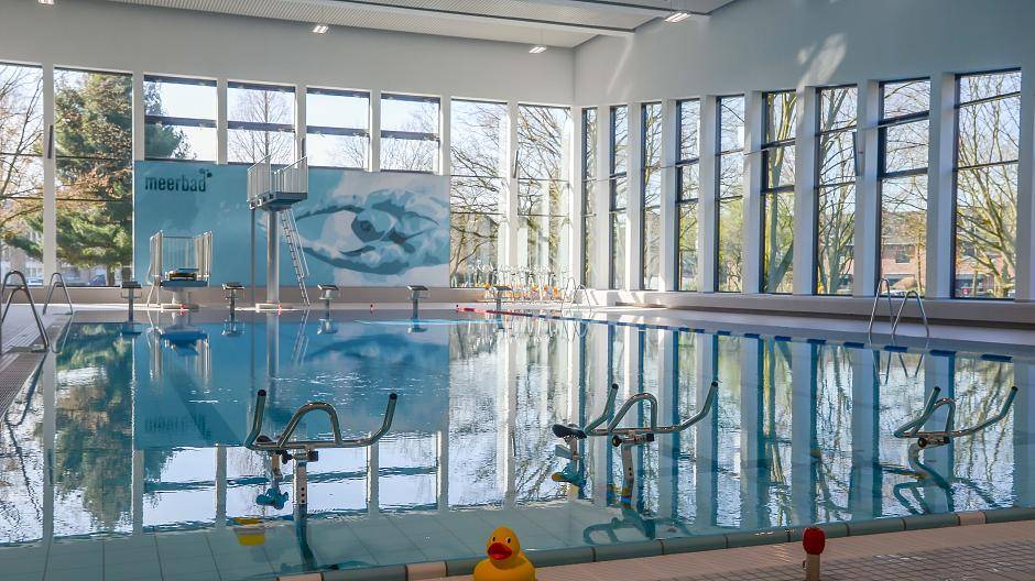  Beim „Tag der Architektur“ können Meerbuscher auch das „Meerbad“ besichtigen. Auf städtischer Seite war die Sanierung eine der teuersten Investitionen in den vergangenen Jahren. 